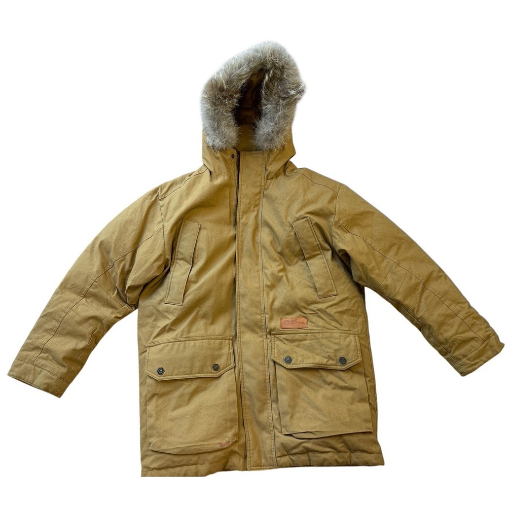 Vintage Ecko Unltd Function Heavy Parka Jacket Mens Size Medium Y2K Coyote Fur
